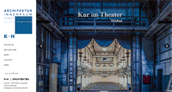 Desktop Screenshot of kh-architekten.de
